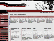 Tablet Screenshot of manga.akihabara.cz