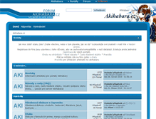 Tablet Screenshot of forum.akihabara.cz